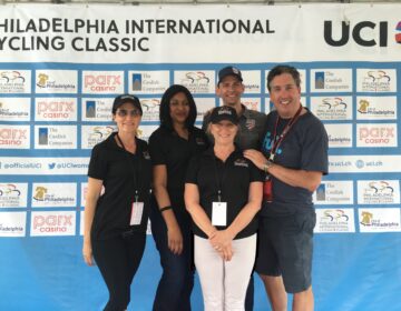 philadelphia-cycling-robin-morton-bp-031726 Robin Morton (center) has broken barriers in the cycling community