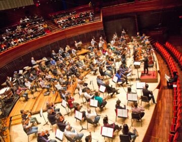 The Philadelphia Orchestra performing
