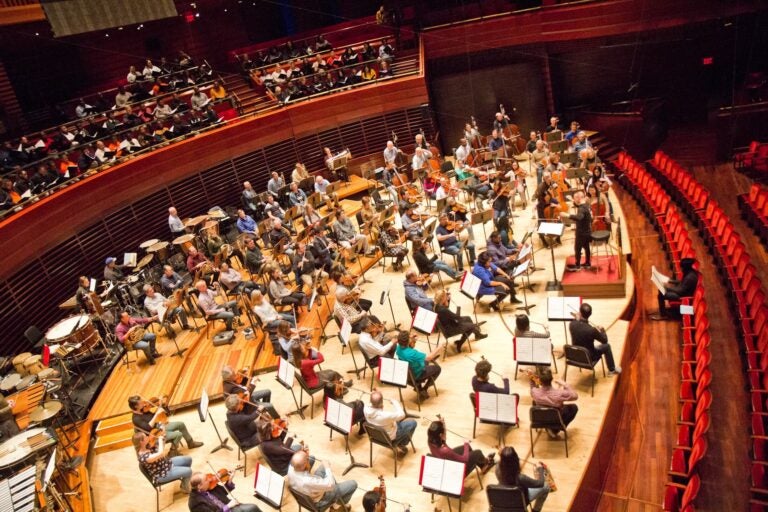 The Philadelphia Orchestra performing