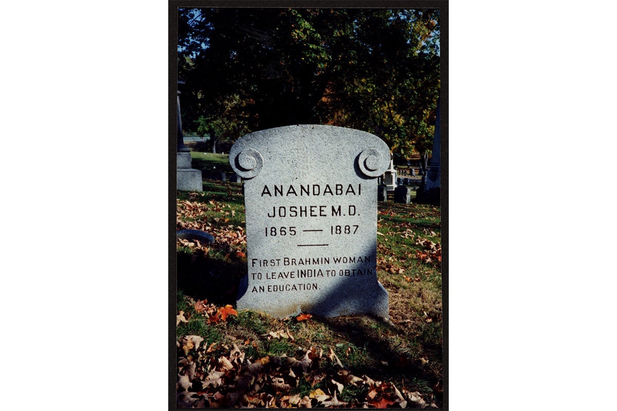 Resting place of Anandibai Joshee