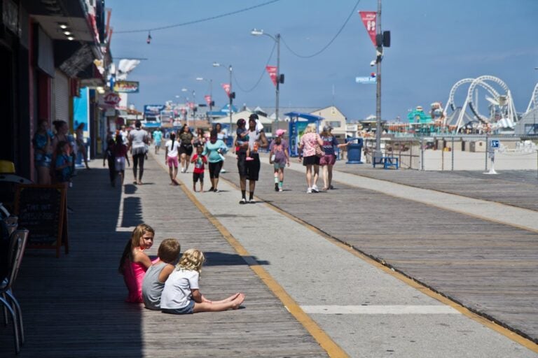 The boardwalk in Wildwood, New Jersey