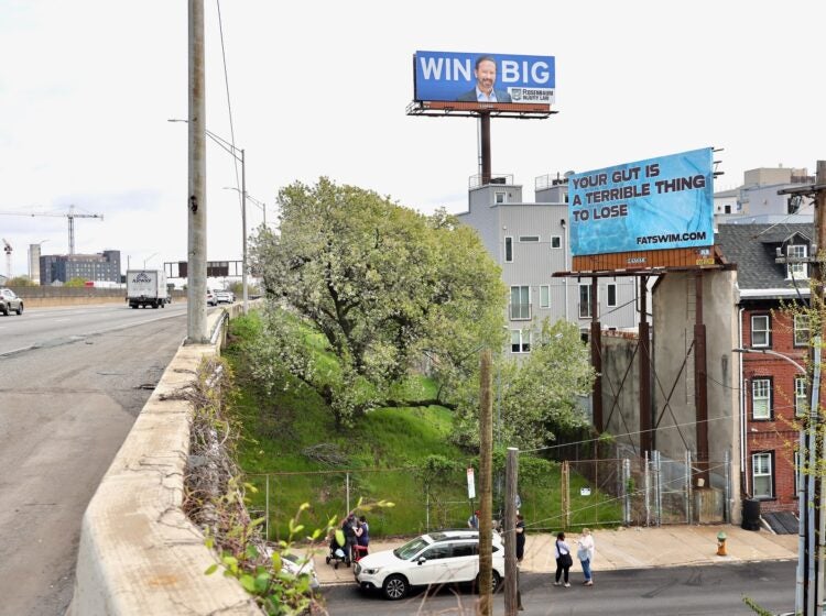 Author Emma Copley Eisenberg's billboard