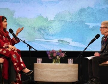 Malala Yousafzai being interviewed by Terry Gross