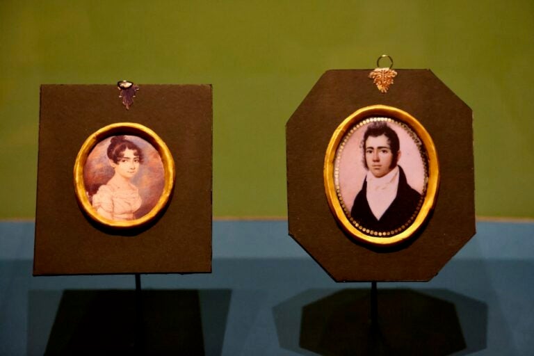 Portraits of Sarah Brandon Moses and Isaac Lopez Brandon