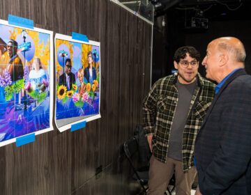 LGBTQ Heroes paint day at club Voyeur