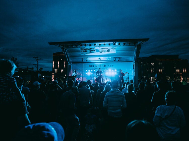 a concert in Doylestown