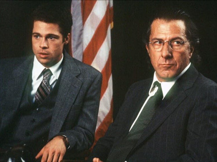 Brad Pitt and Dustin Hoffman in Sleepers