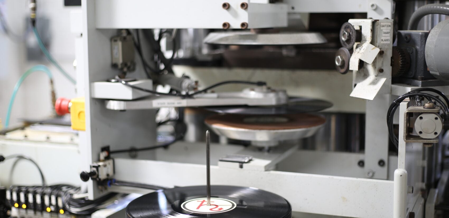 a record being produced