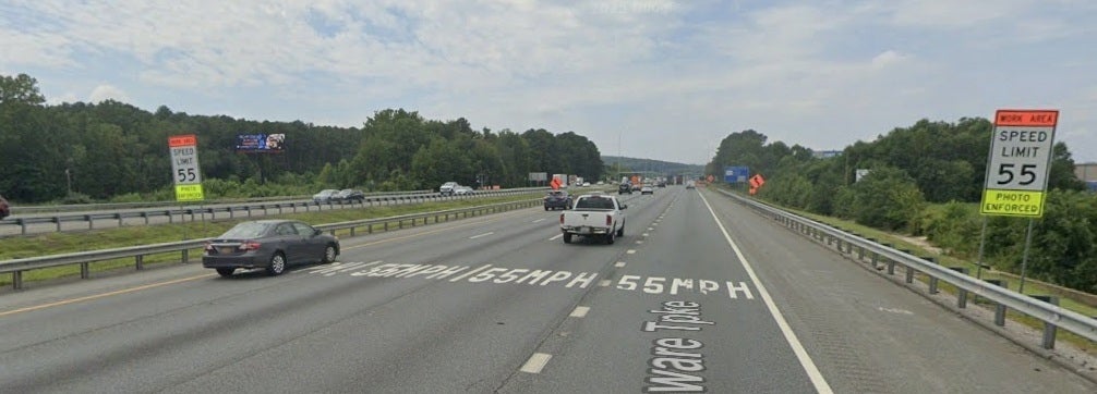 I-95 near Route 896 in Newark