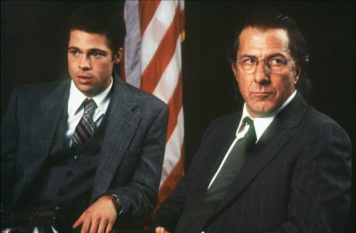 Brad Pitt and Dustin Hoffman in Sleepers