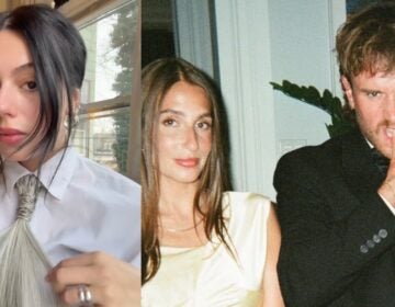 Philly-based artist Meija Moreno (left) and cast members