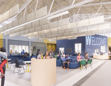 carousel-house-rec-center-bp-040326 A rendering shows the planned new entrance area and multipurpose room