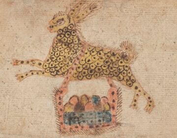 Johann Conrad Gilbert, Easter bunny with eggs