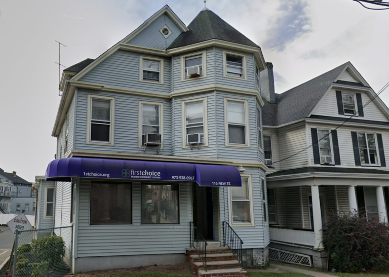 The exterior of the building for the women's center