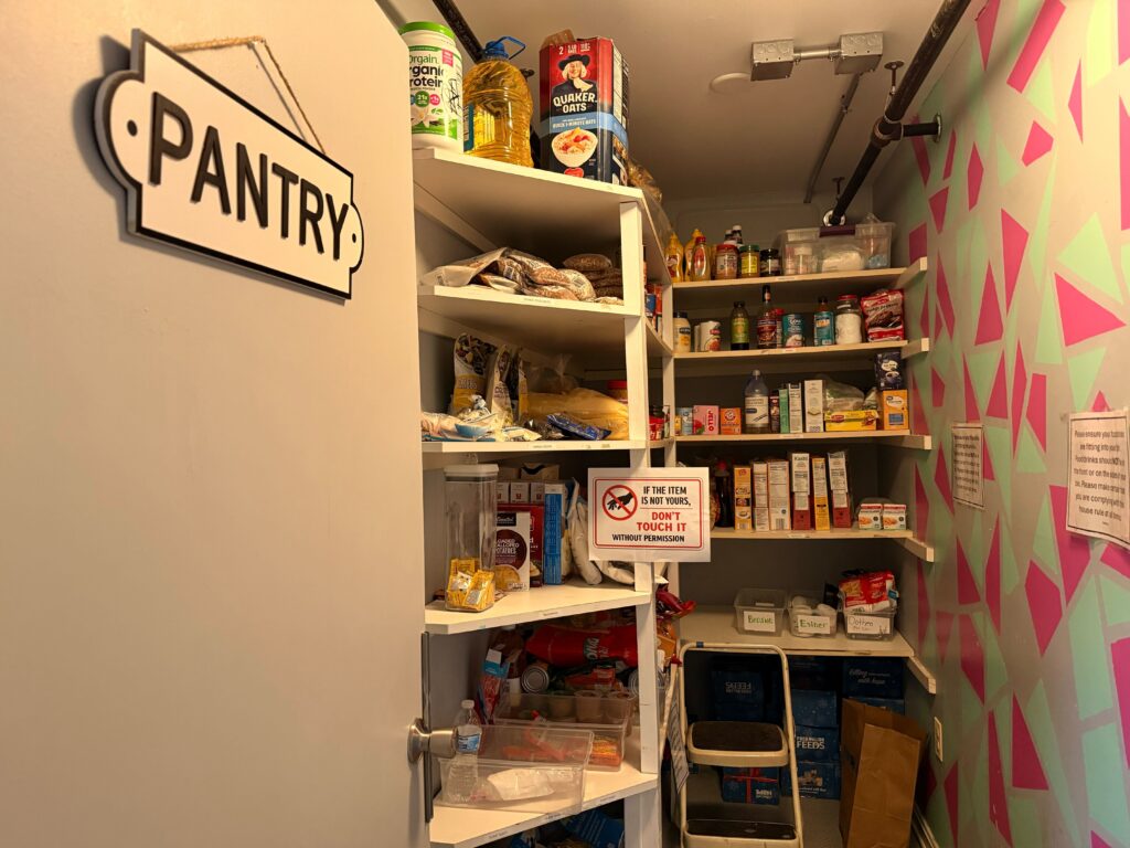 a food pantry in House of Hope