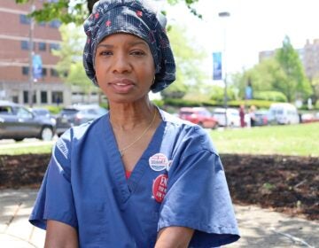 Carla Lecoin, a registered nurse who works with mothers and babies at Jefferson Einstein Philadelphia Hospital