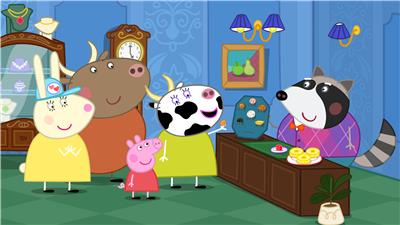 A scene in the show Peppa Pig