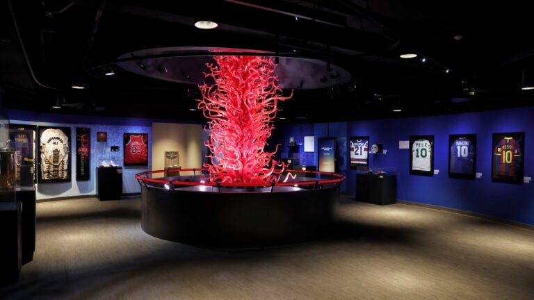 The National Liberty Museum exhibiting a collection of sports memorabilia