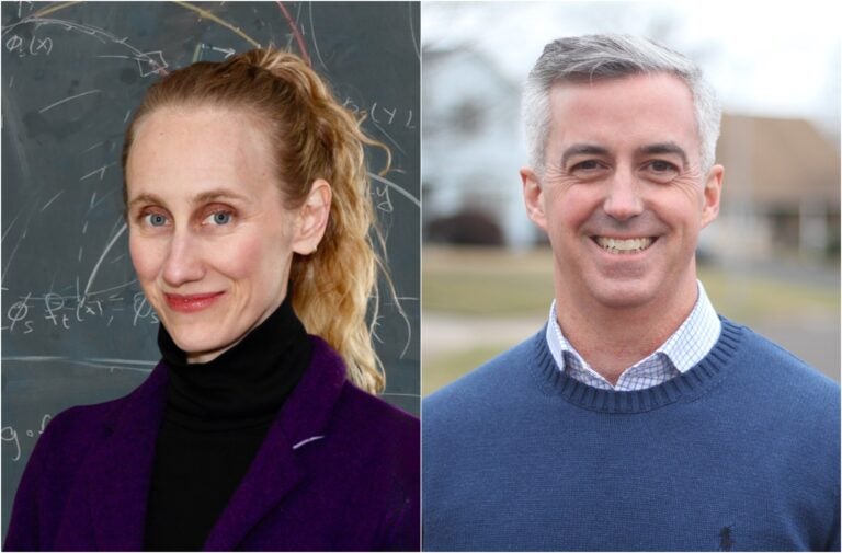 Headshots of Lucia Simonelli and Bob Harvie side-by-side.