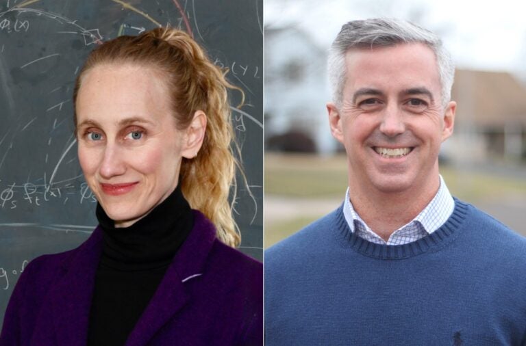 Headshots of Lucia Simonelli and Bob Harvie side-by-side.