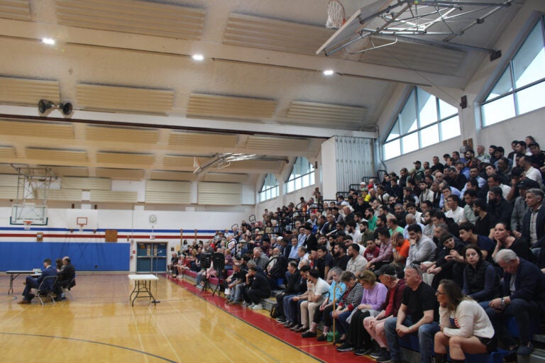 Residents attending the Southampton Township Zoning hearing