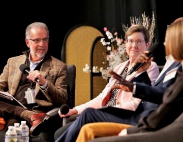 WHYY President and CEO William Marrazzo moderates a panel