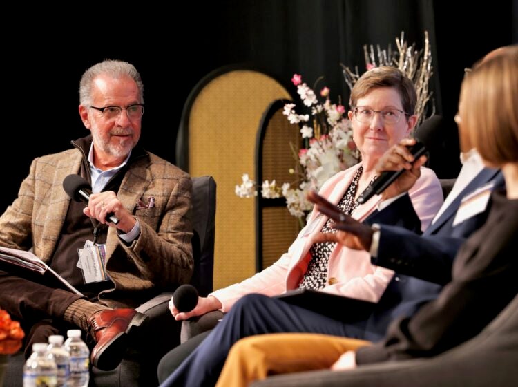 2026 04 03-e lee-bill marrazzo-philadelphia whyy-civic news summit mod WHYY President and CEO William Marrazzo moderates a panel