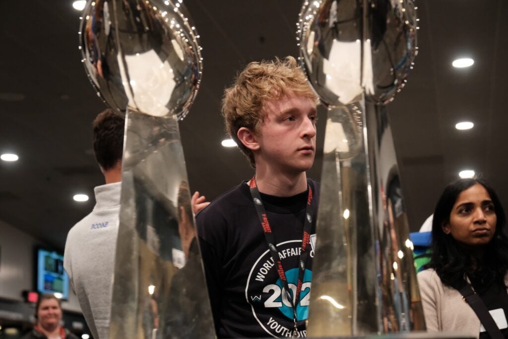 Jonah Staples, an 18-year-old student at Carver Engineering and Science high school