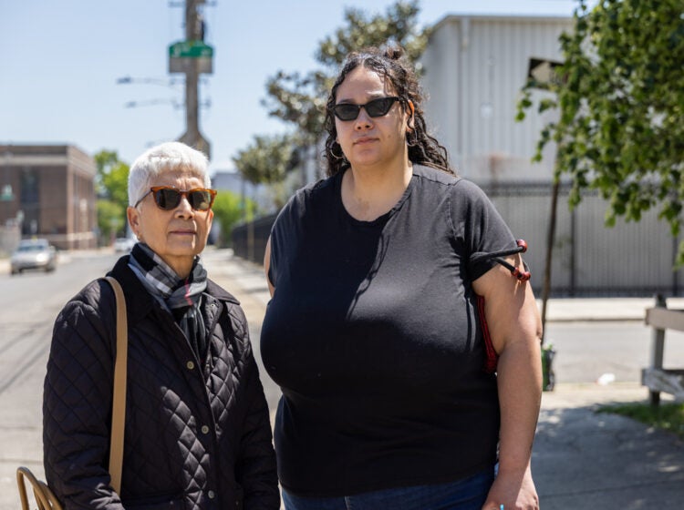Nilda Pimentel and Talia Giles