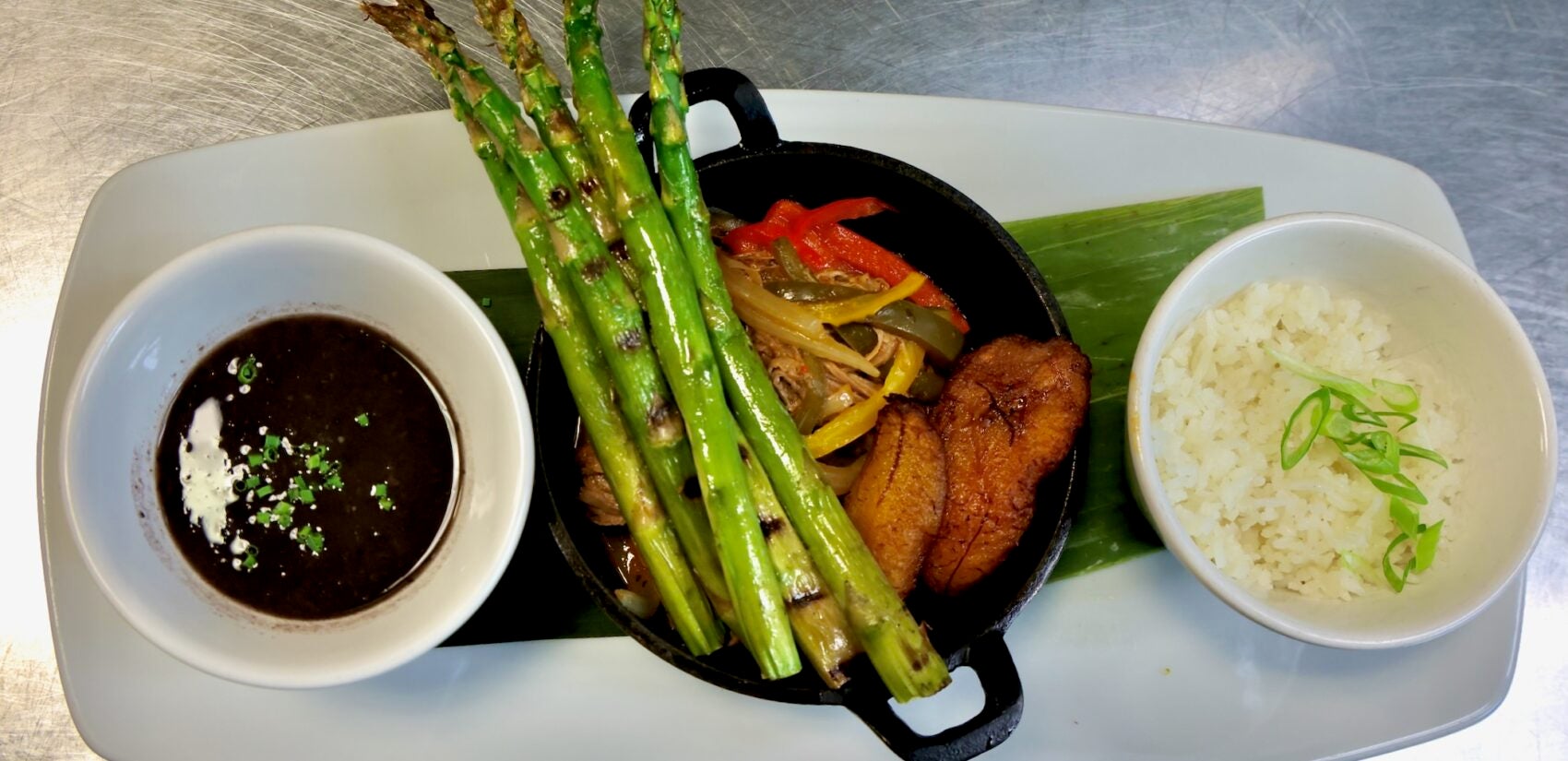 the lighter ropa vieja on a plate