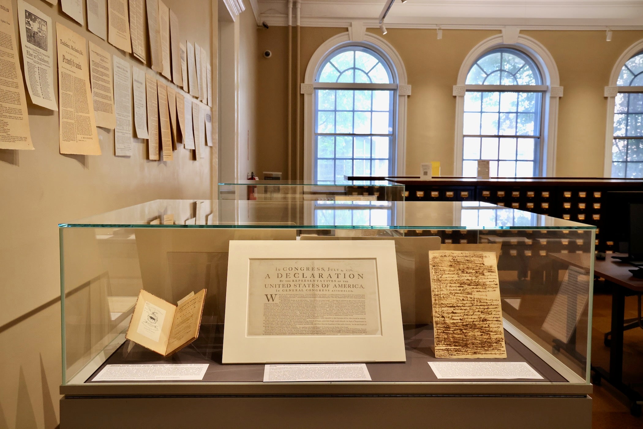 The Historical Society of Pennsylvania traces colonists' fractured, decadeslong shift from loyalty to rebellion.