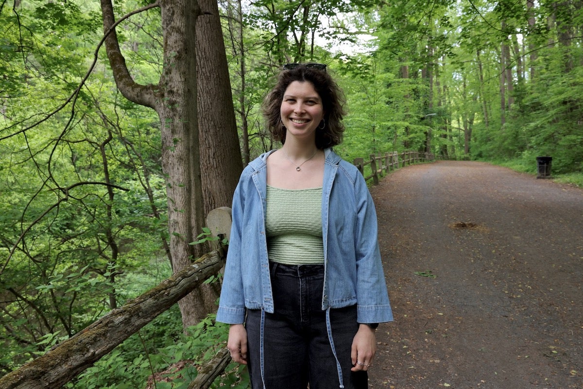 Pauline Berkowitz poses for photo