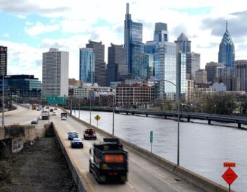 Morning traffic in Philadelphia