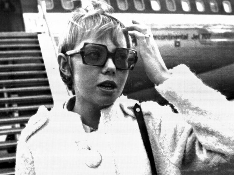 Juliane Koepcke, 17, was the lone survivor of the Dec. 1971 Peruvian Amazon plane crash. In this file photo, she arrives at Frankfurt Airport, Germany, April 7, 1972, where she plans to go to school to learn German. (AP photo)