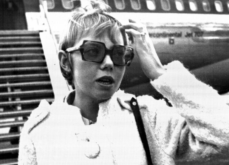 Juliane Koepcke, 17, was the lone survivor of the Dec. 1971 Peruvian Amazon plane crash. In this file photo, she arrives at Frankfurt Airport, Germany, April 7, 1972, where she plans to go to school to learn German. (AP photo)