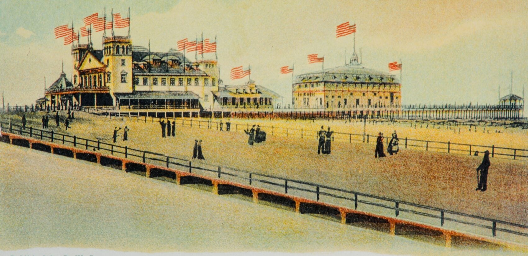 an old illustration of Wildwood By the Sea