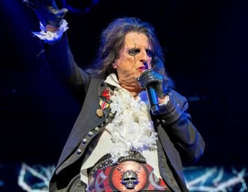 Alice Cooper performing