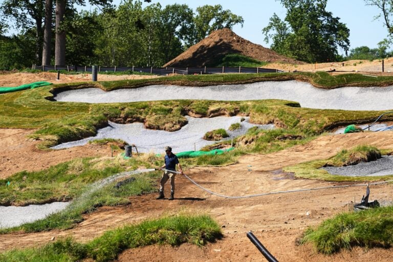 Construction is under way at the Cobbs Creek Golf Club