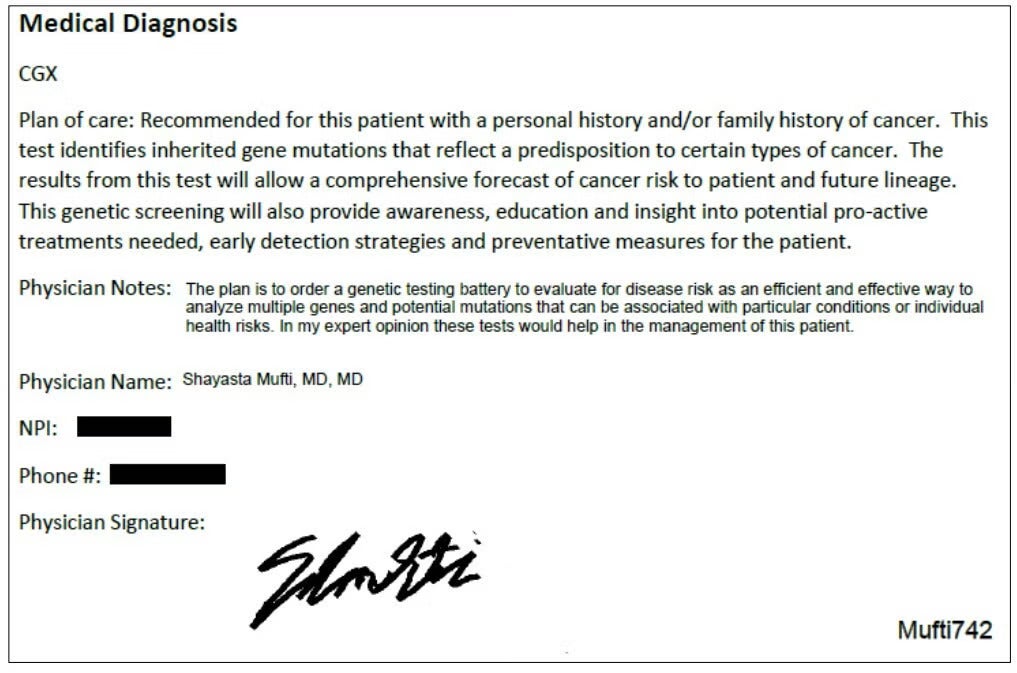 A screenshot of an email written by Dr. Shayasta Mufti.