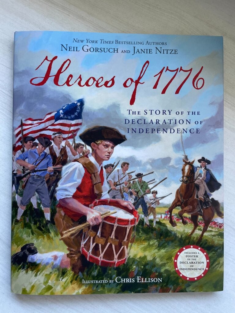 "Heroes of 1776," a book co-authored by U.S. Supreme Court Justice Neil Gorsuch Janie Nitze