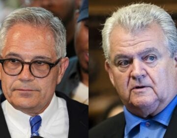 krasner-brady-file side-by-side photos of Larry Krasner and Bob Brady