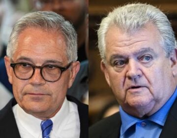 krasner-brady-file-new side-by-side photos of Larry Krasner and Bob Brady