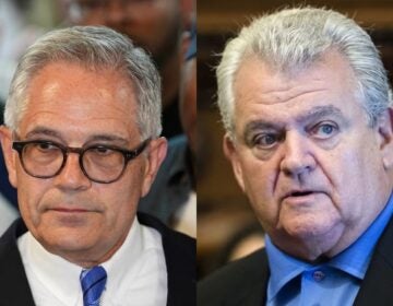 krasner-brady-file-newest side-by-side photos of Larry Krasner and Bob Brady