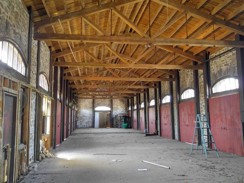The inside of the historic Reading Freight House