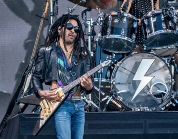 Lenny Kravitz performing