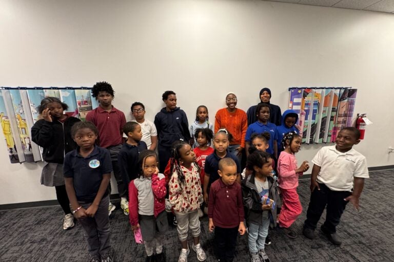 NAMI youth peer navigator Ashley Murray and the workshop attendees