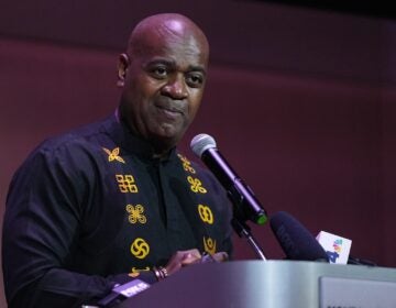 Newark Mayor Ras Baraka speaks