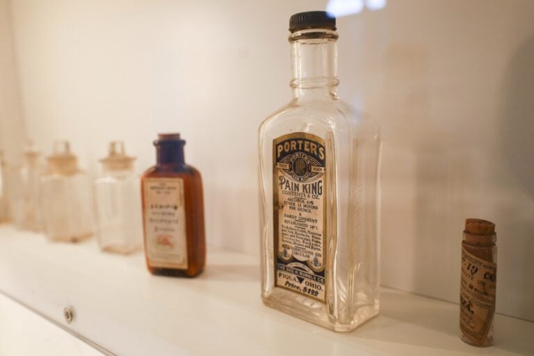 a bottle of Porter's Pain King