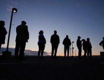 APTOPIX Election 2024 America Votes Pennsylvania Voters wait in line to cast their ballots at Scranton High School in Scranton, Pa., on Election Day, Tuesday, Nov. 5, 2024