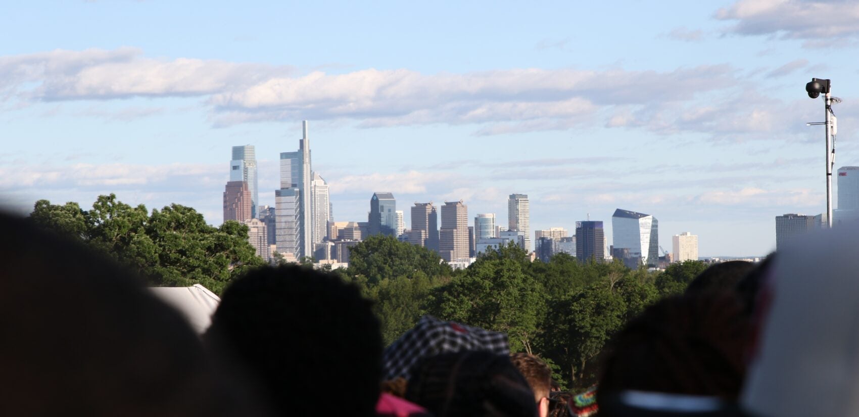 The Philadelphia skyline